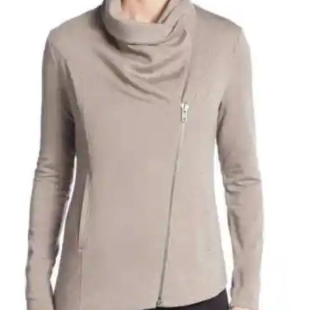 Helmut Lang Tan Asymmetrical Blazer